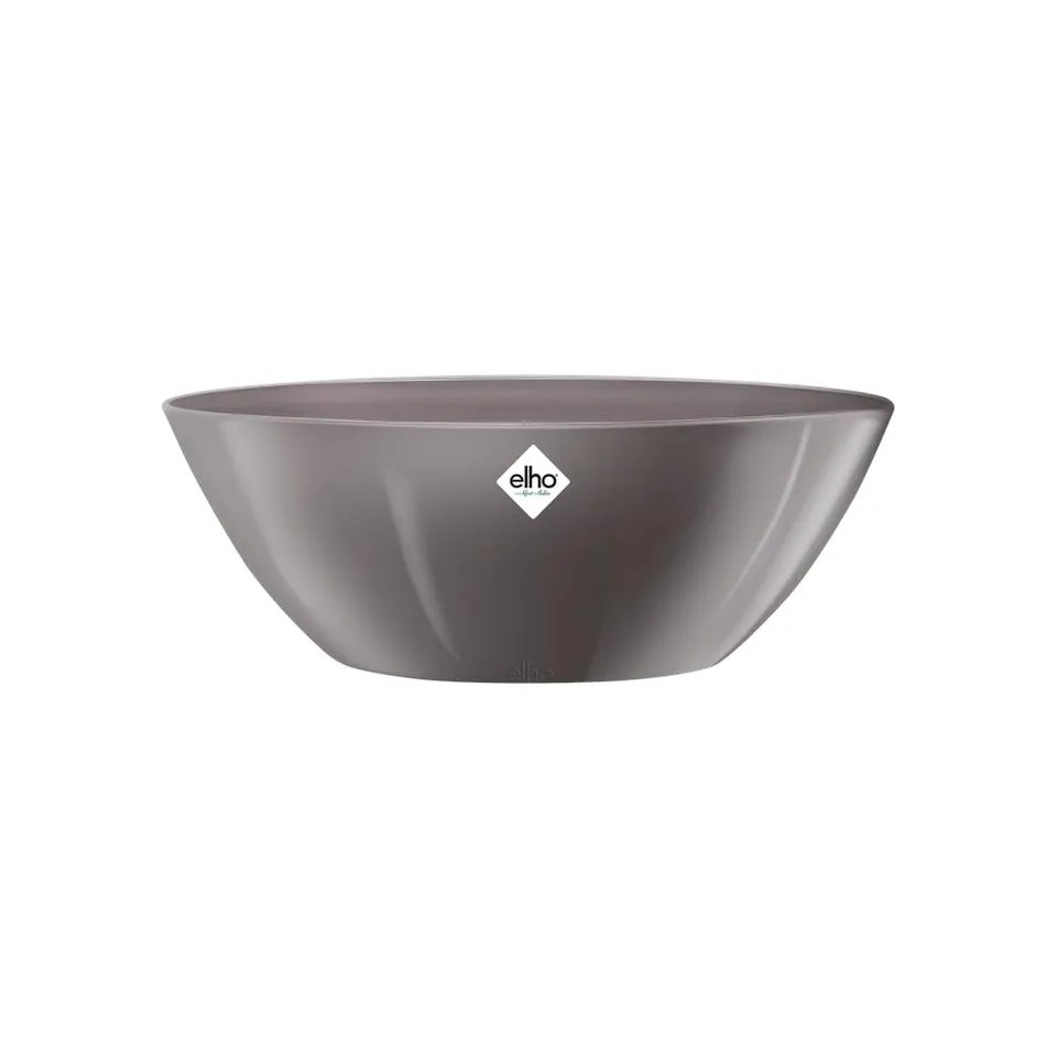 elho-brussels-diamond-ovale-20cm-pot-de-fleur-gris-perle image 1