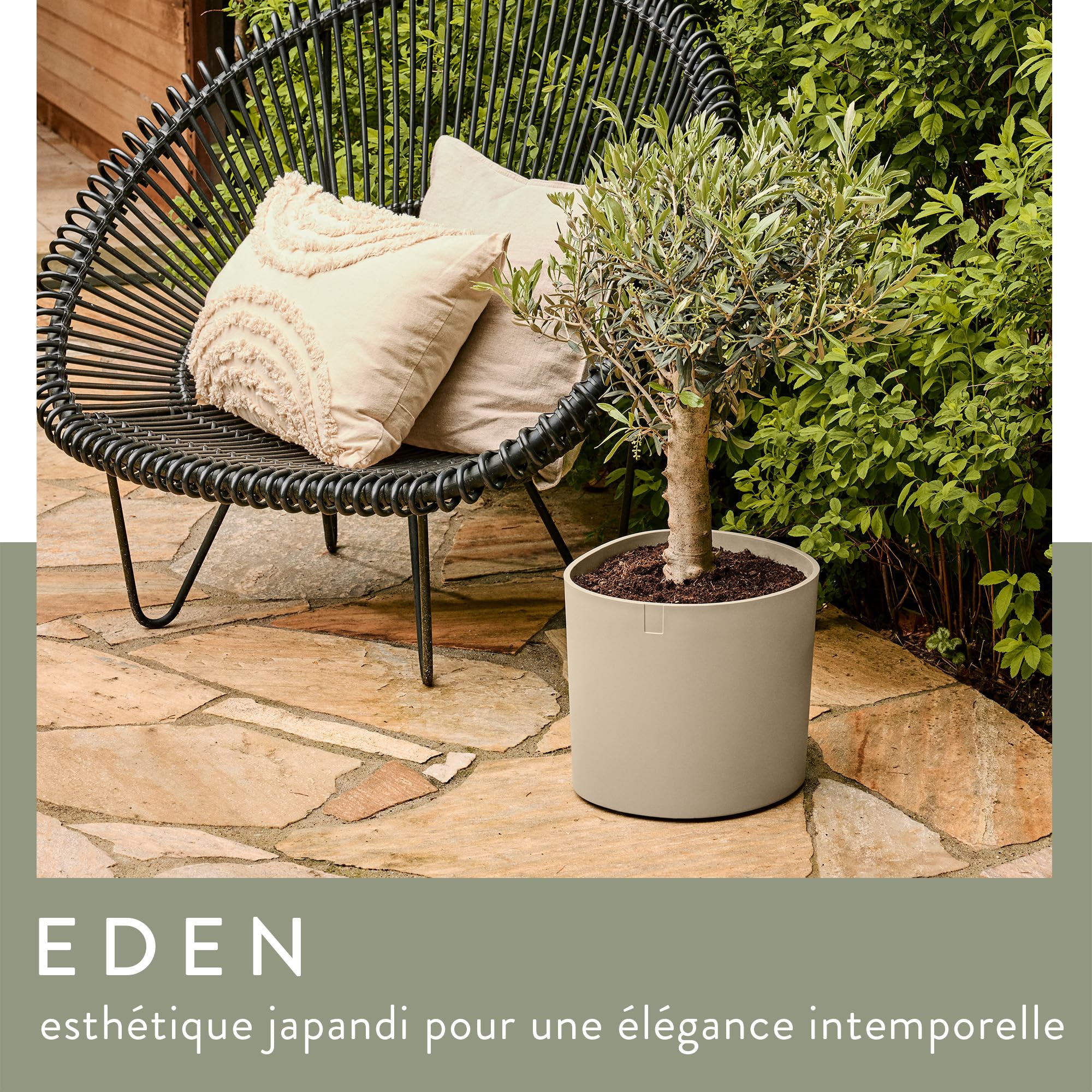 elho-eden-25-cm-pot-de-fleur-taupe-doux-design-japandi-int-rieur-et-ext-rieur-pl image 2