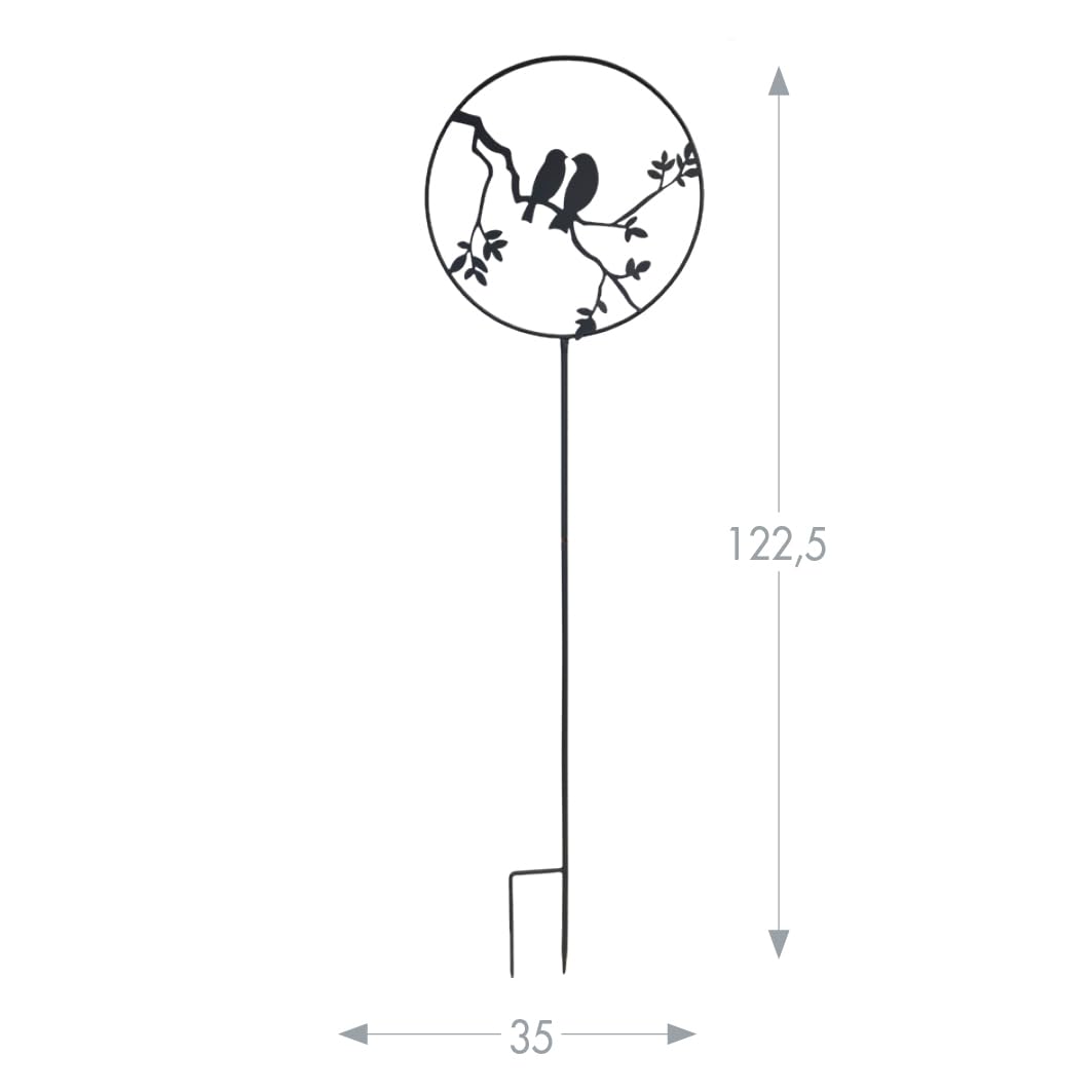 louis-moulin-d-coration-jardin-planter-oiseaux-122-cm-m-tal-poxy image 2