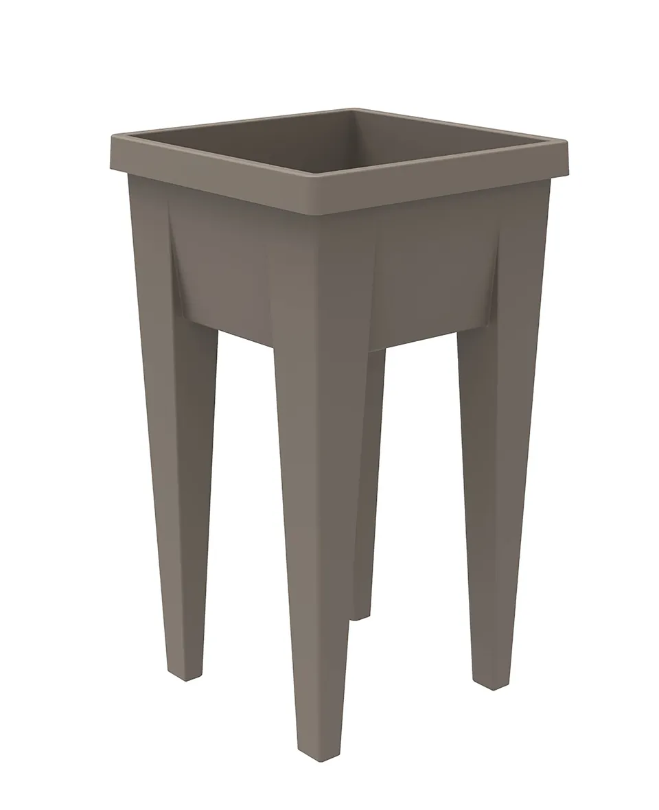 eda-veg-table-aromatique-23l-table-potag-re-38-5-x-38-5-x-68-cm-taupe image 1