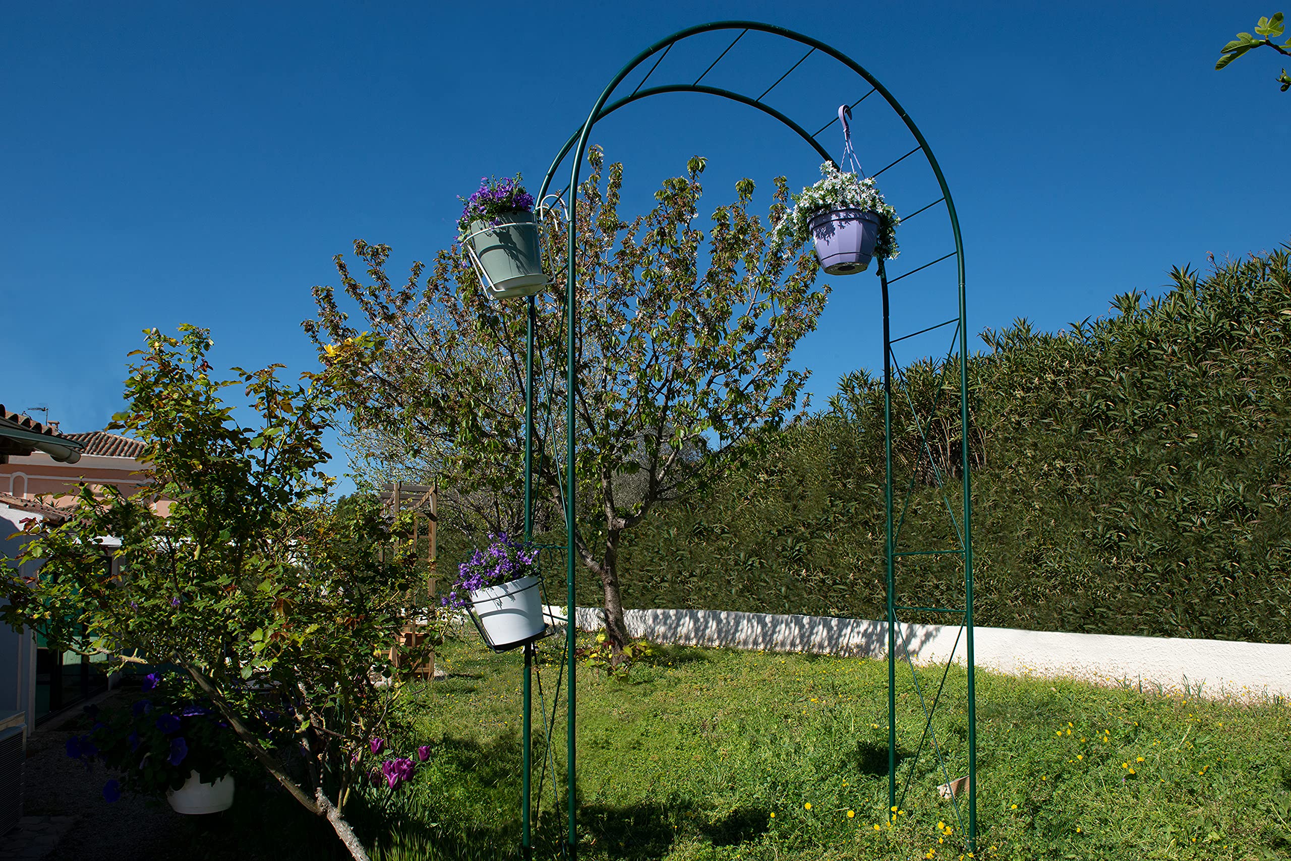 louis-moulin-arche-tube-rond-20-losange-130x40x250-cm-vert-sapin image 5