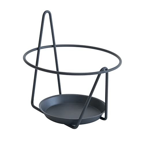 louis-moulin-porte-pots-soucoupe-mural-16-18-cm-anthracite-made-in-france image 6
