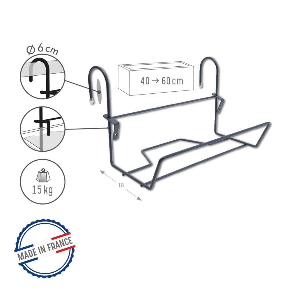 louis-moulin-support-jardini-re-fil-classique-35x18-cm-blanc-fixation-balcon image 4