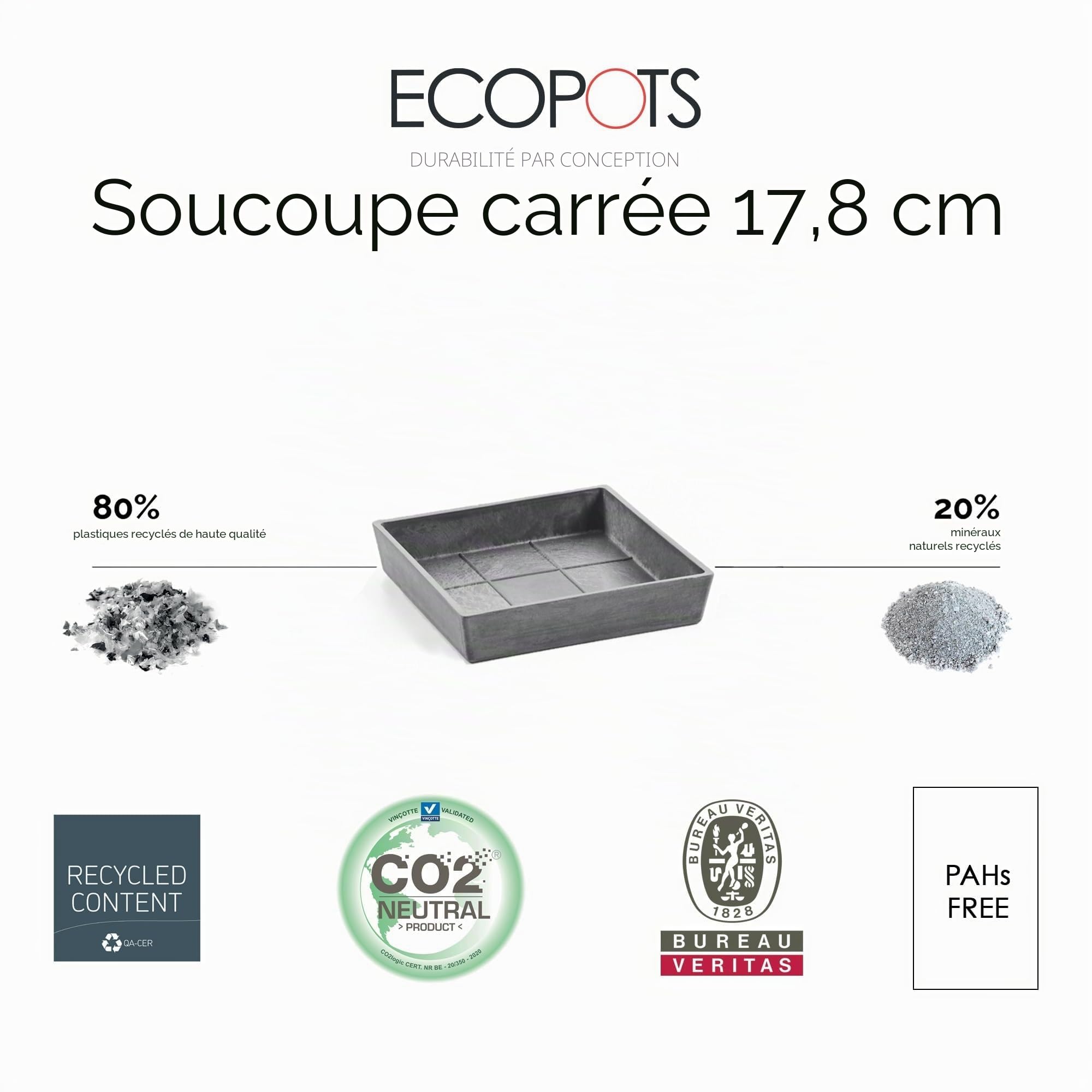 ecopots-rotterdam-soucoupe-carr-e-43-cm-anthracite image 4