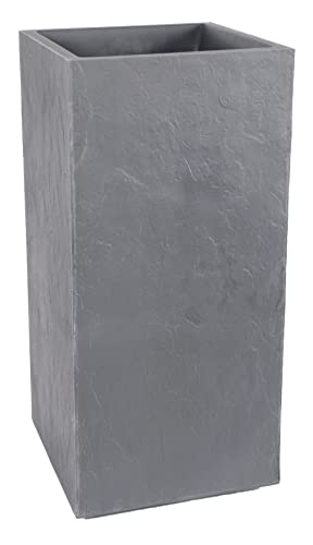 eda-volcania-bac-fleurs-carr-haut-31-l-gris-galet-39-5-x-39-5-x-80-cm image 5