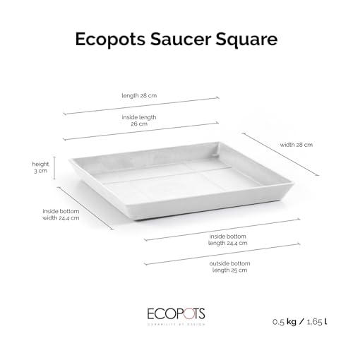 ecopots-square-30-soucoupe-carr-e-blanc-pur image 7