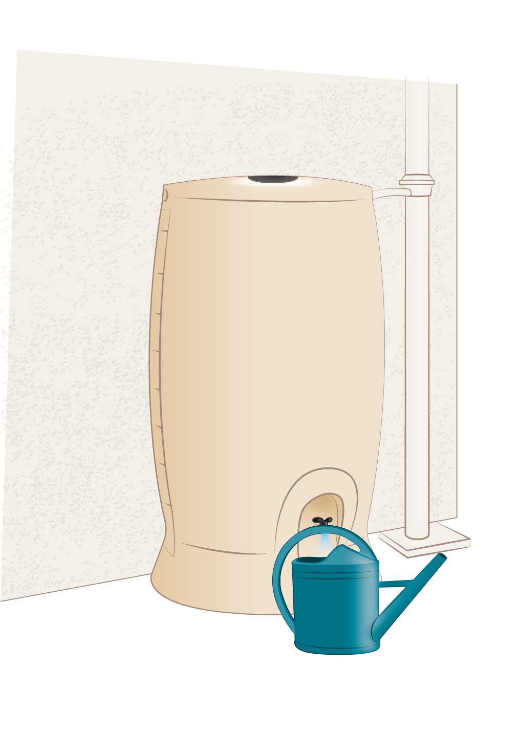 eda-r-cup-rateur-d-eau-r-cup-o-1000-l-beige-kit-collecteur-107-x-80-x-181-cm image 7
