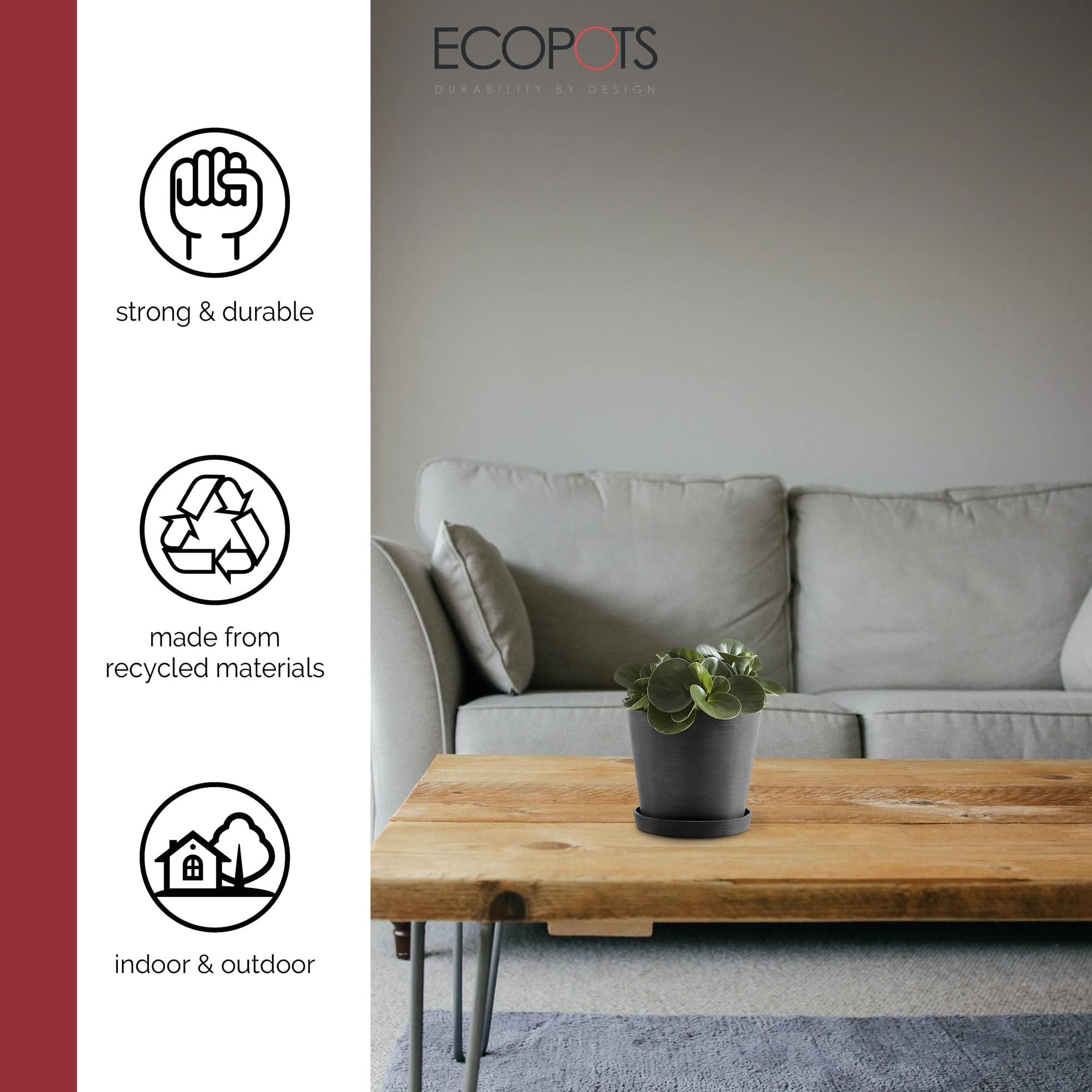 ecopots-round-50-soucoupe-taupe image 7