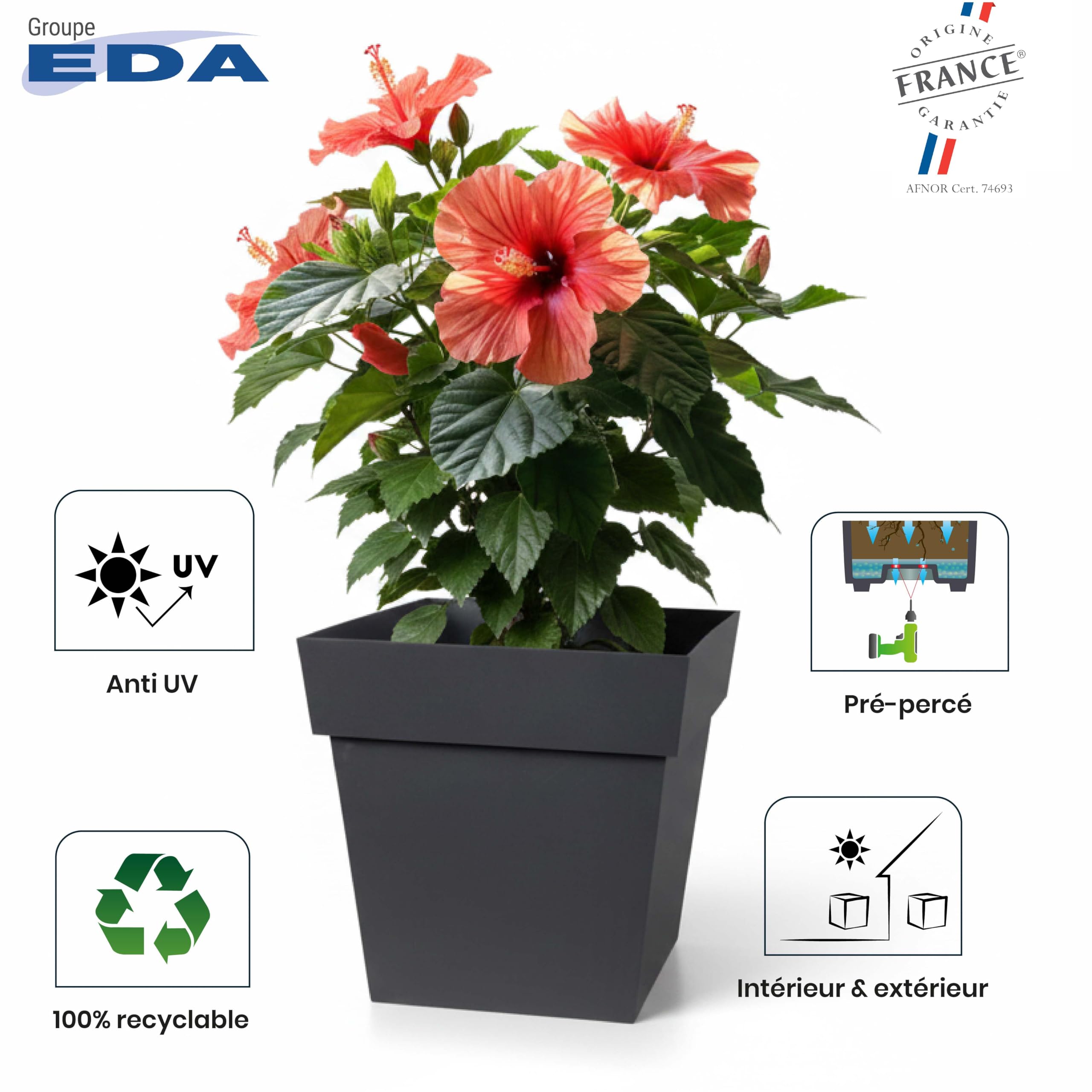 eda-pot-de-fleur-carr-toscane-32-cm-22-l-vert-laurier image 7