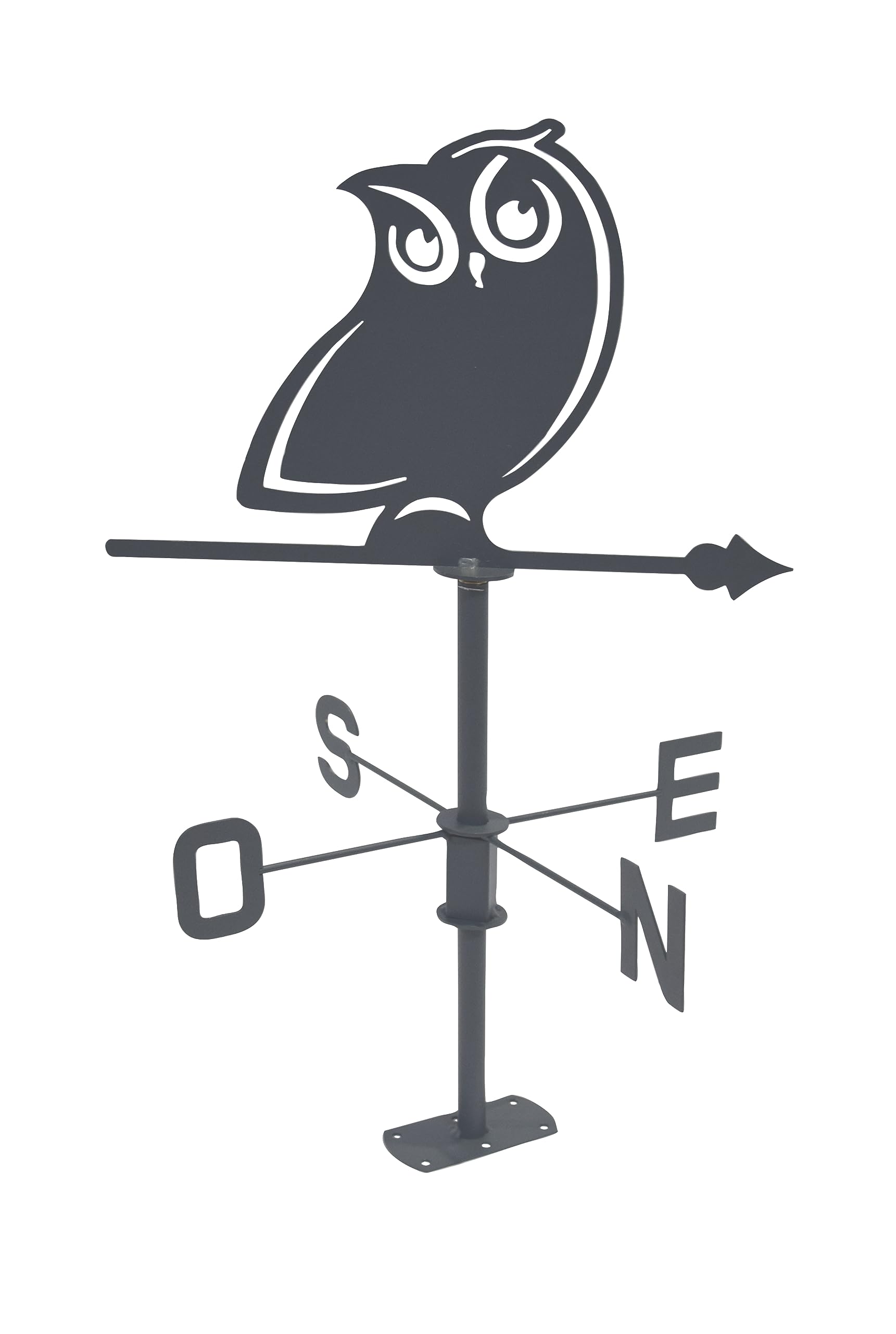 louis-moulin-girouette-hibou-45x72-5-cm-anthracite image 1