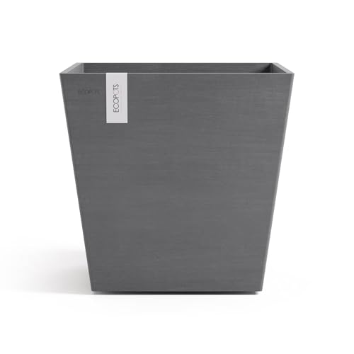 ecopots-rotterdam-45-pot-carr-avec-r-servoir-d-eau-gris-45-4-x-45-4-x-h-44-cm-63 image 6