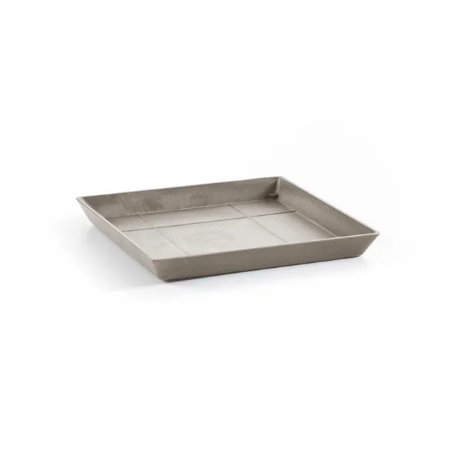 ecopots-square-soucoupe-30-taupe-28-x-28-x-h-3-cm-pour-rotterdam-30 image 1