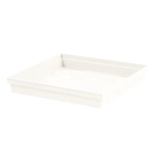 eda-toscane-soucoupe-carr-e-26-7-cm-blanc-pour-pot-32-cm image 1