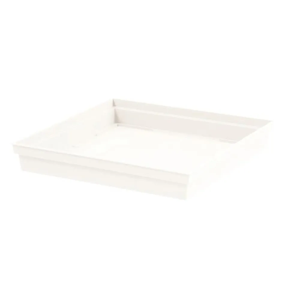 eda-toscane-soucoupe-carr-e-26-7-cm-blanc-pour-pot-32-cm image 1