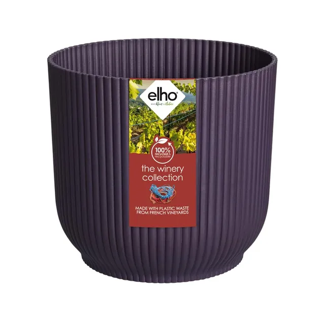 elho-the-winery-collection-pot-de-fleur-22-cm-mauve-fonc image 1