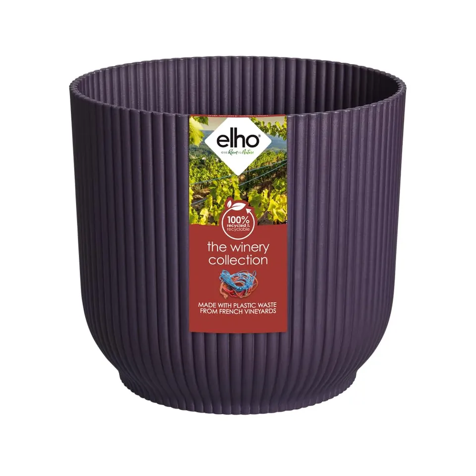 elho-the-winery-collection-pot-de-fleur-22-cm-mauve-fonc image 1