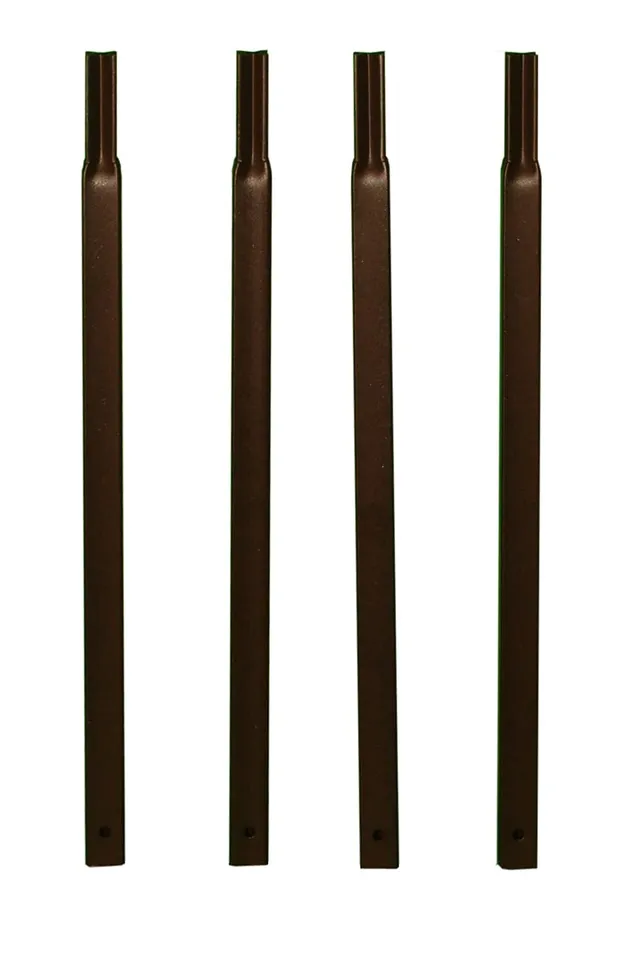 louis-moulin-pack-4-tubes-carr-20-enfoncer-45-cm-fer-vieilli image 1