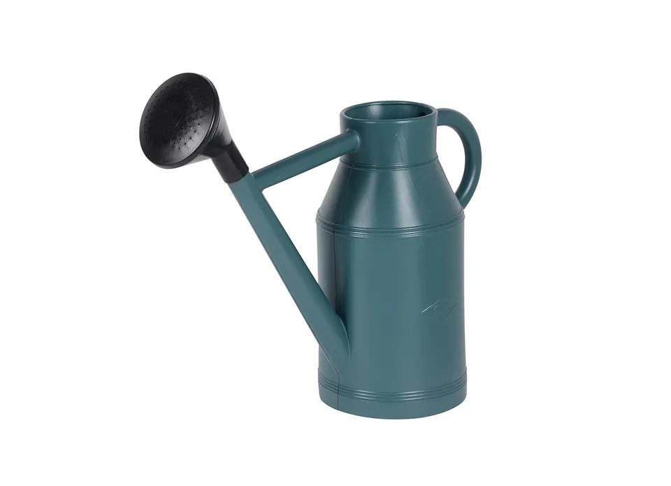 eda-arrosoir-rond-lyonnais-6-litres-avec-pomme-vert-m-tal image 1