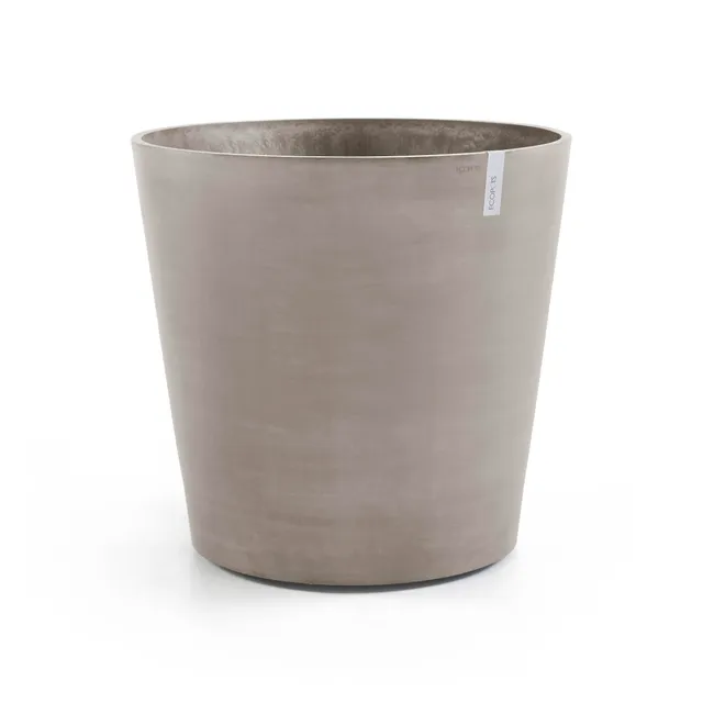 ecopots-amsterdam-60-pot-roulettes-gris-brun-60-x-h-56-cm-recycl image 1