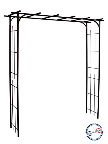 louis-moulin-grande-pergola-tube-carr-plante-grimpante-fer-vieilli-187-x-40-x-19 image 6