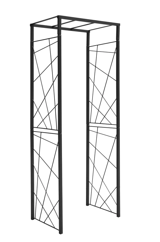 louis-moulin-pergola-tube-car25-mandala-anthracite-74x50x198-cm-made-in-france image 1