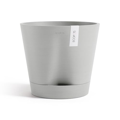 ecopots-venice-2-rond-30-cm-pot-avec-r-servoir-d-eau-blanc-gris-4-l image 8
