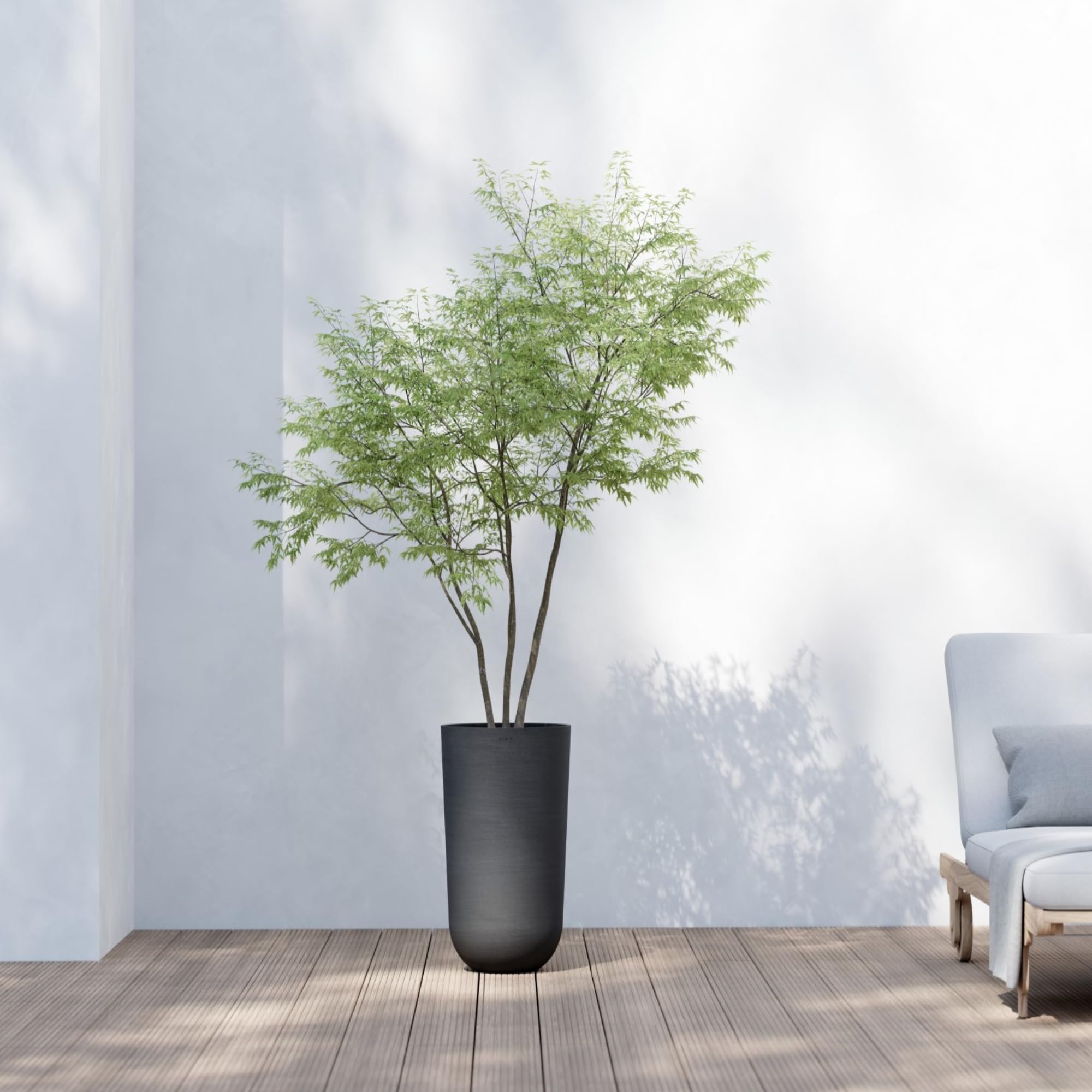 ecopots-oslo-high-pot-haut-52-cm-gris-fonc image 3