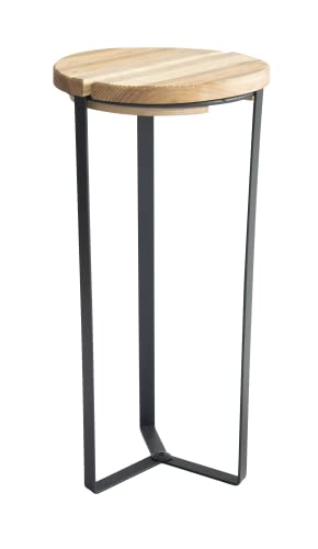 louis-moulin-sellette-industrielle-fer-plat-haute-plateau-bois-50x29-cm image 5