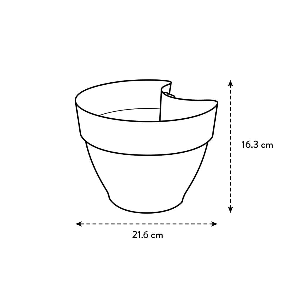 elho-vibia-campana-goutti-re-22cm-pot-de-fleur-jaune-miel image 6