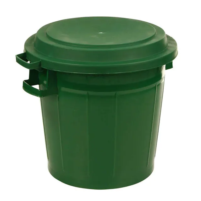 eda-corps-de-poubelle-75-l-sans-couvercle-63-x-54-5-x-h-49-cm-vert-canada image 1
