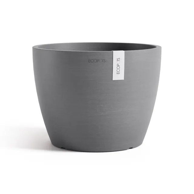 ecopots-stockholm-pot-rond-gris-23-2-x-h-17-6-cm-5-4-l image 1