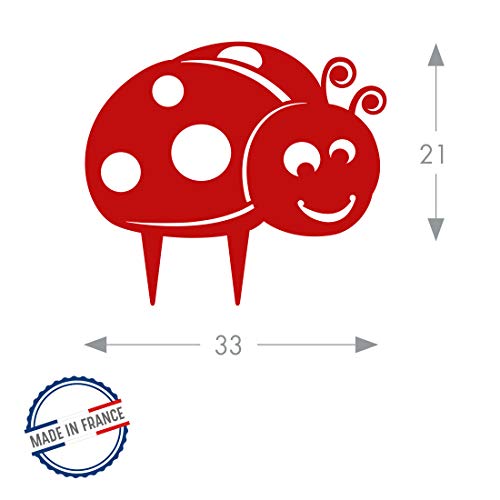 louis-moulin-figurine-piquer-coccinelle-21x33-cm-rouge image 8
