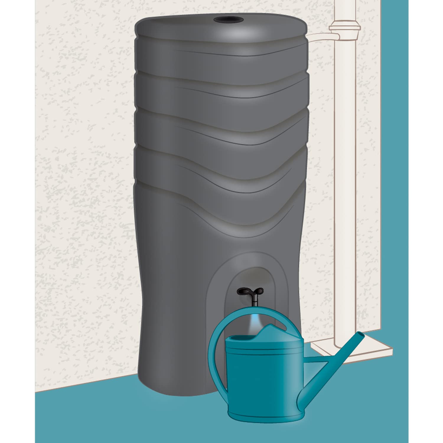 eda-r-cup-o-550-l-r-cup-rateur-d-eau-de-pluie-avec-kit-collecteur-filtrant-robin image 6