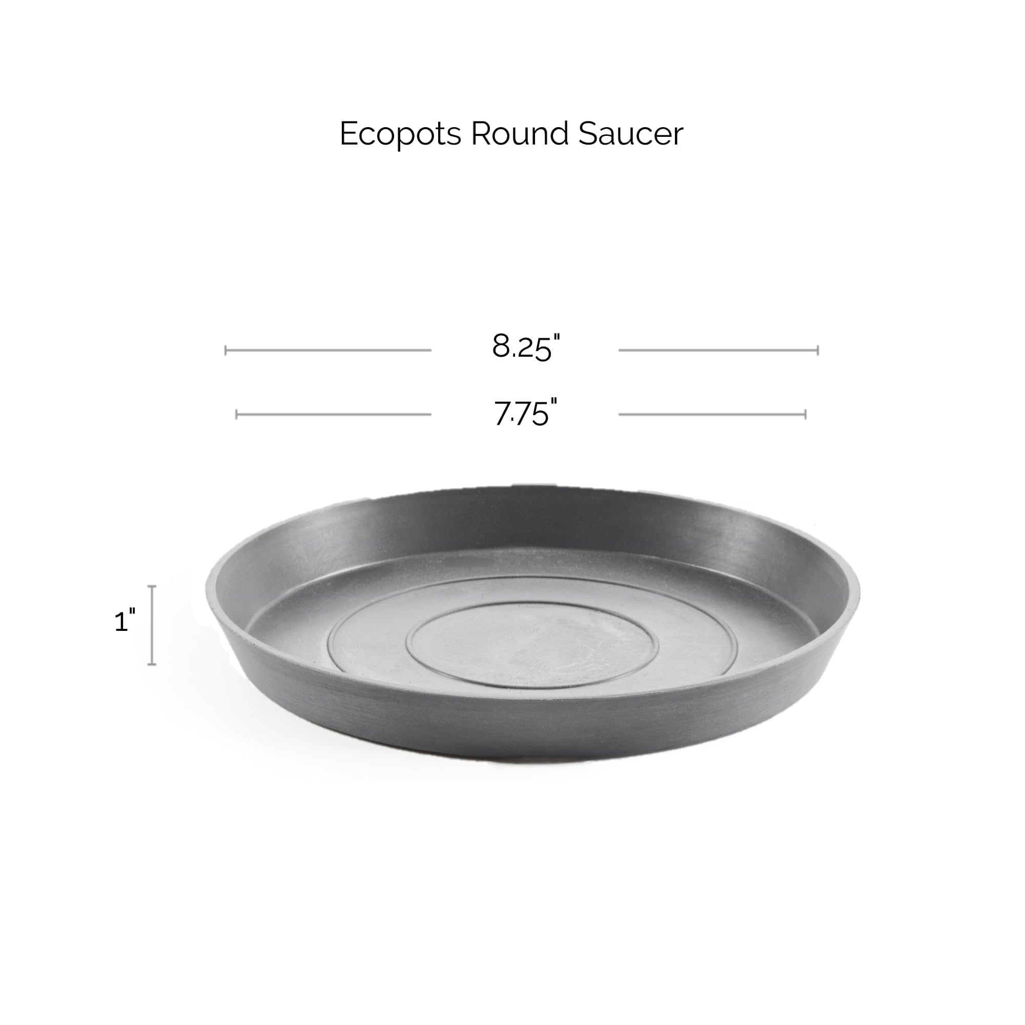 ecopots-amsterdam-soucoupe-round-25-gris-21-x-h-2-5-cm image 3