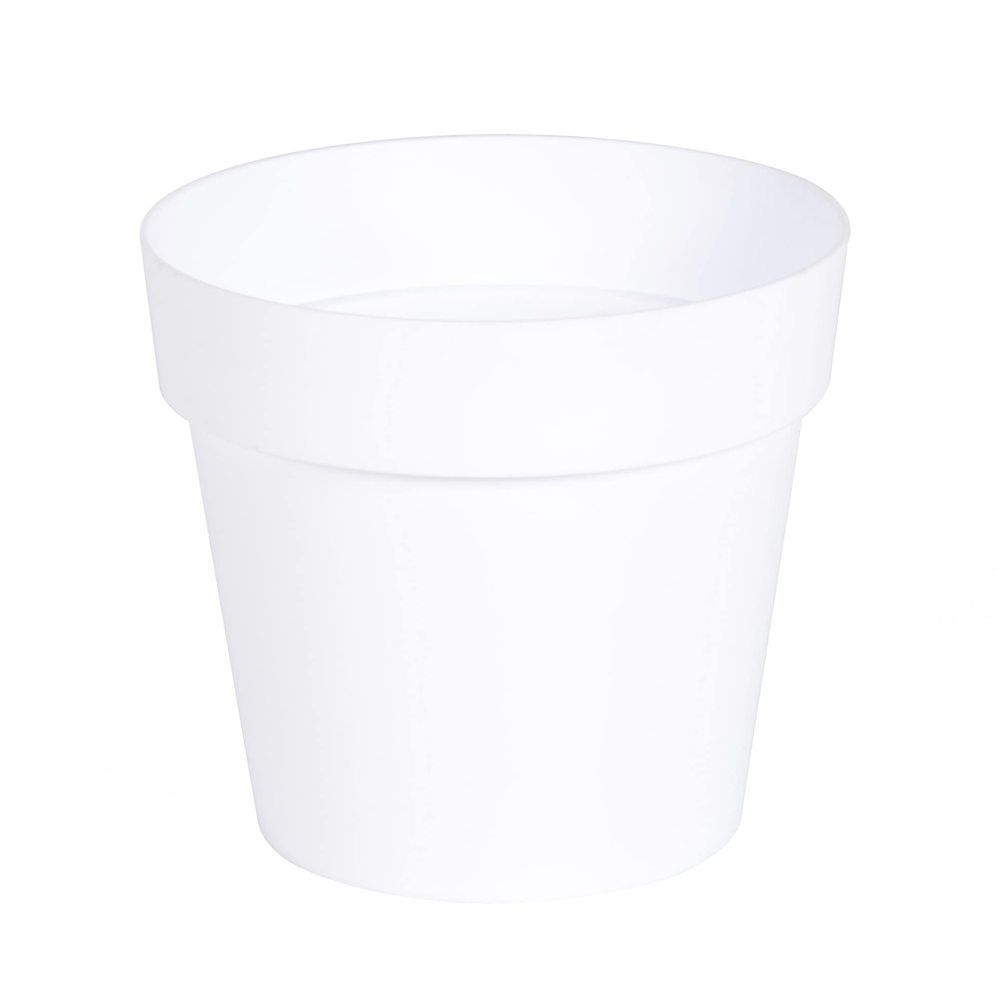 eda-toscane-pot-de-fleur-rond-15-cm-1-6-l-blanc-15-3-x-h-13-7-cm image 1