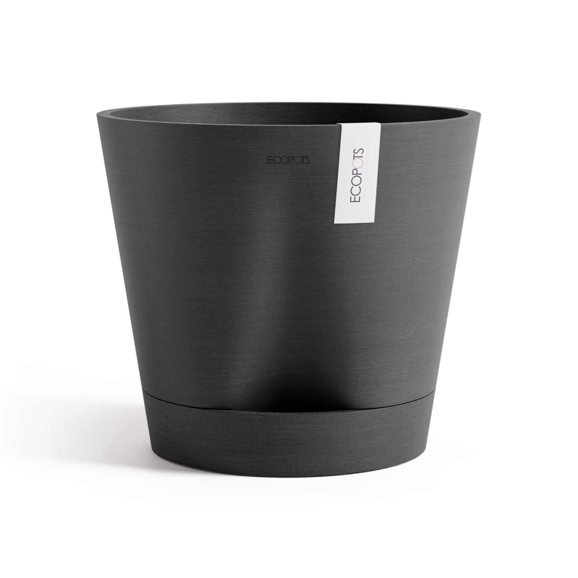 ecopots-venice-2-pot-rond-avec-r-servoir-d-eau-30-cm-gris-fonc-4-l image 1