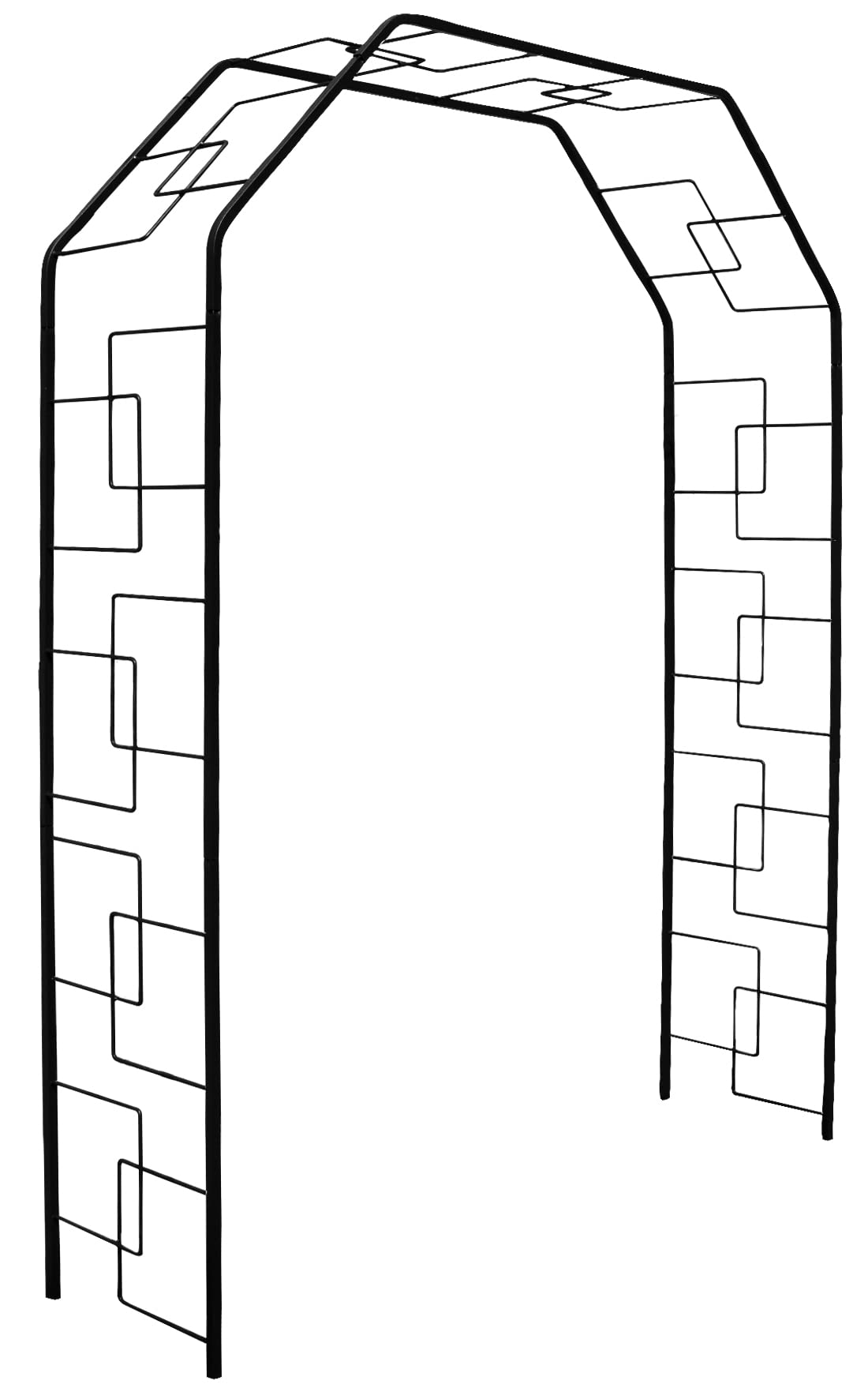 louis-moulin-arche-tube-carr-20-trap-ze-180x50x234-cm-anthracite image 1