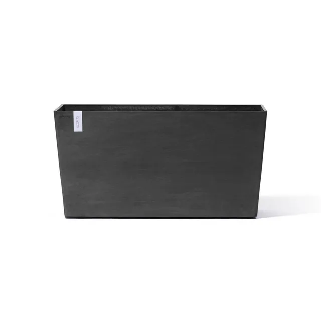 ecopots-paris-jardini-re-sur-roues-100-gris-fonc-100-x-40-x-h-50-cm-137-l image 1