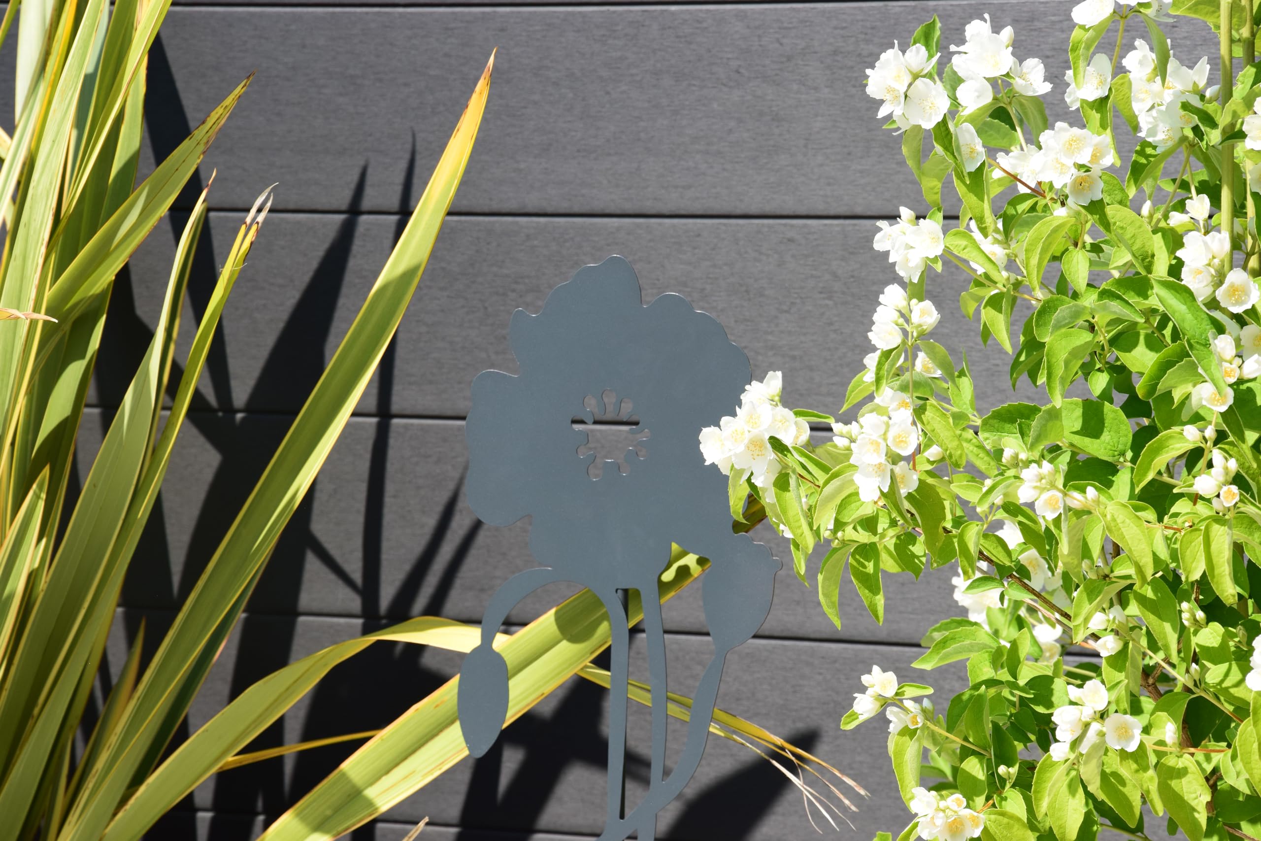 louis-moulin-d-co-en-m-tal-planter-coquelicot-22x70-cm-anthracite image 5