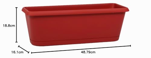 eda-jardini-re-chorus-50-cm-avec-r-serve-d-eau-9-4-l-rouge-rubis image 8