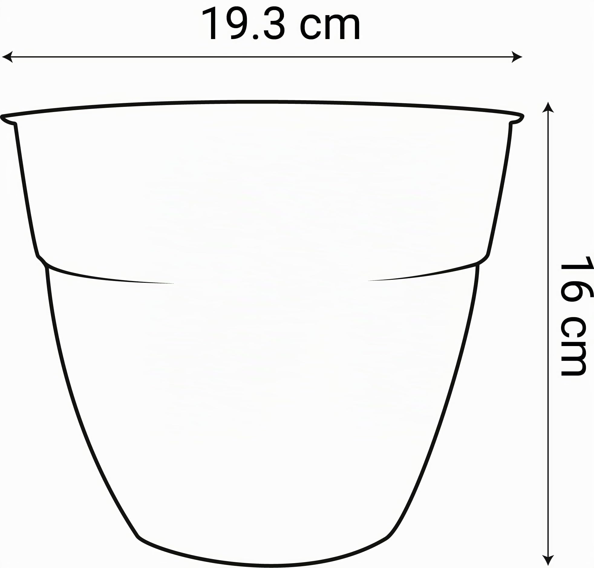 eda-osaka-pot-de-fleur-20-cm-rouge-bourgogne-2-6-l image 2