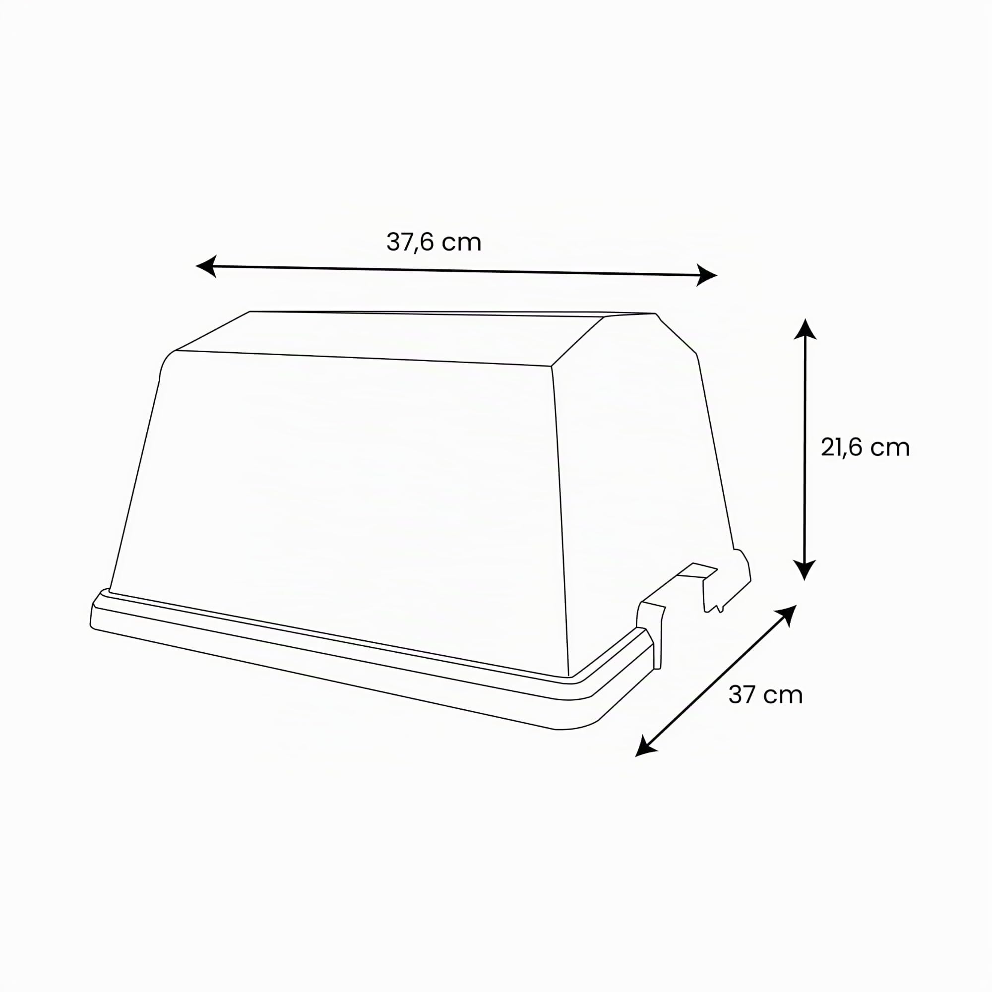 eda-serre-de-culture-pour-veg-table-aromatique-37-6-x-37-x-h-21-6-cm-transparent image 6