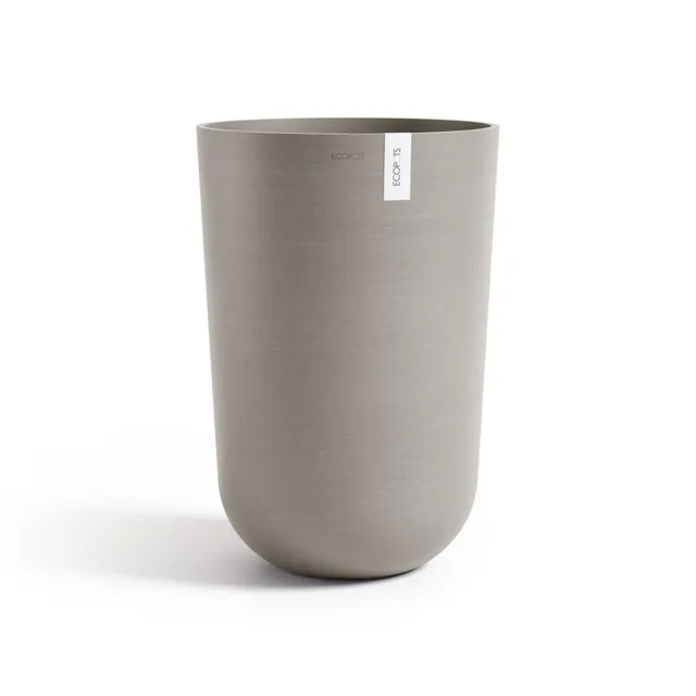 ecopots-oslo-high-52-pot-de-fleurs-haut-taupe image 1