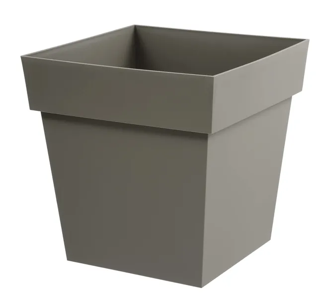 eda-pot-carr-toscane-39-cm-38-l-taupe-int-rieur-et-ext-rieur image 1