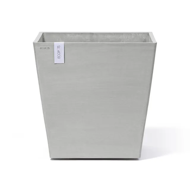 ecopots-rotterdam-50-grand-pot-sur-roues-blanc-gris-50-x-50-x-h-49-2-cm-76-3-l image 1