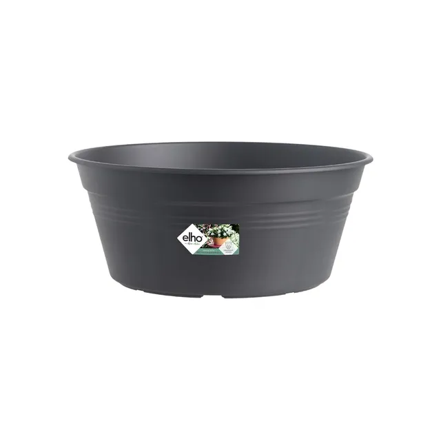 elho-green-basics-coupe-27-cm-pot-de-fleur-living-noir-27-x-h-11-4-cm image 1