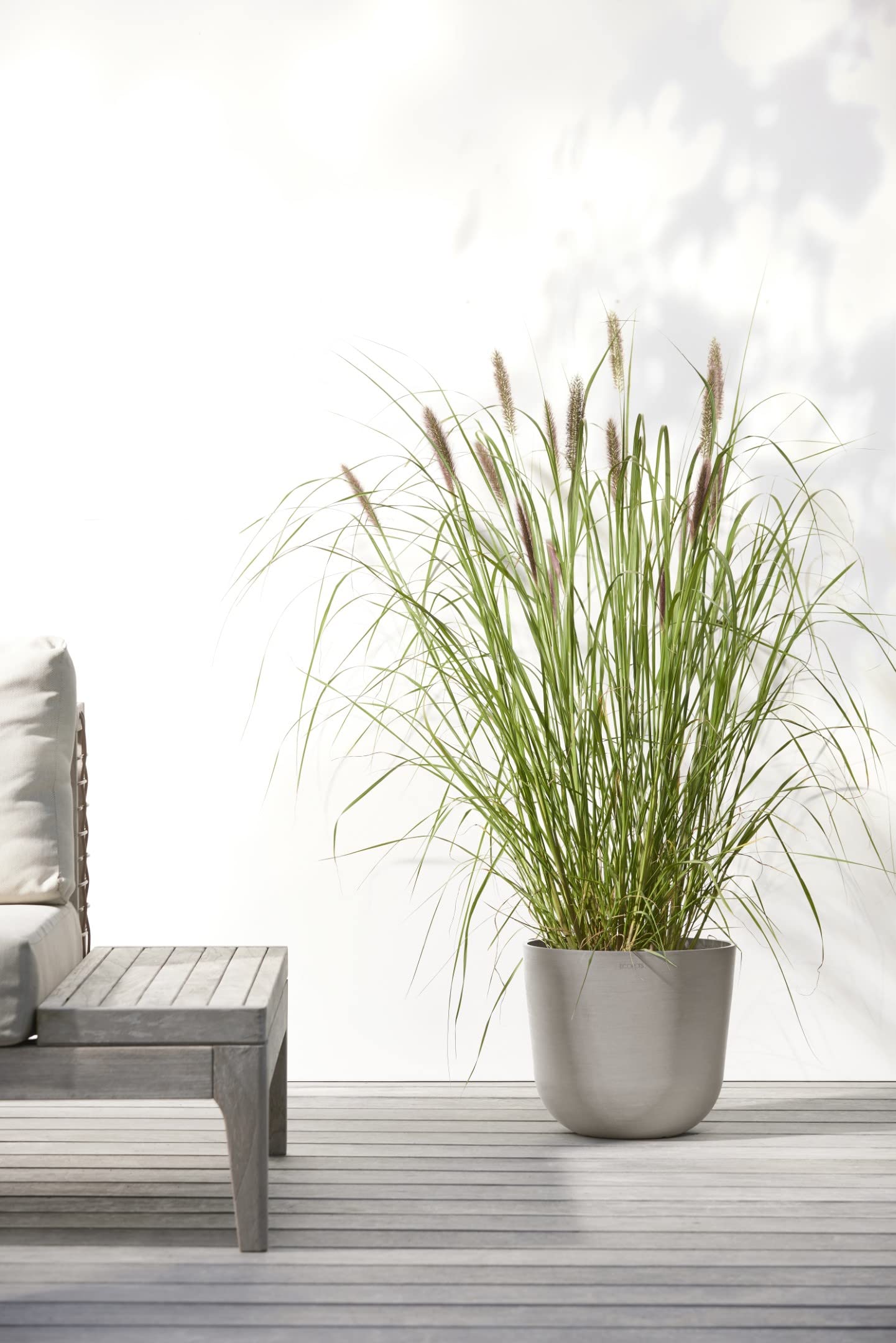 ecopots-pot-rond-oslo-25-taupe-avec-r-servoir-d-eau-7-7-l image 4