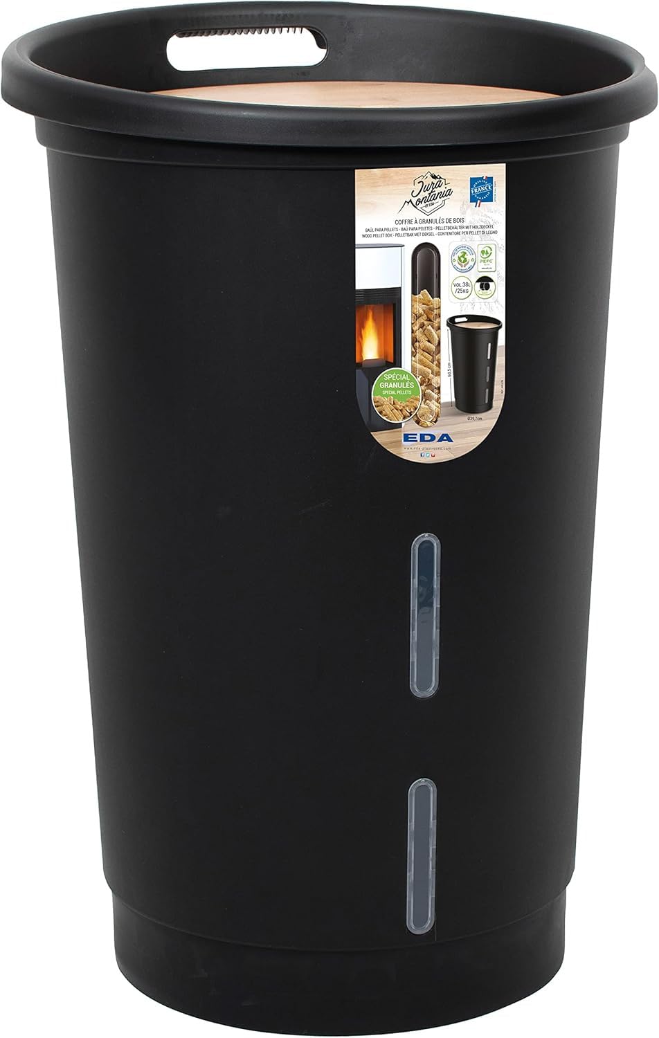 eda-coffre-granul-s-jura-montania-38-l-avec-roulettes-25-kg-pellets-noir-et-couv image 6