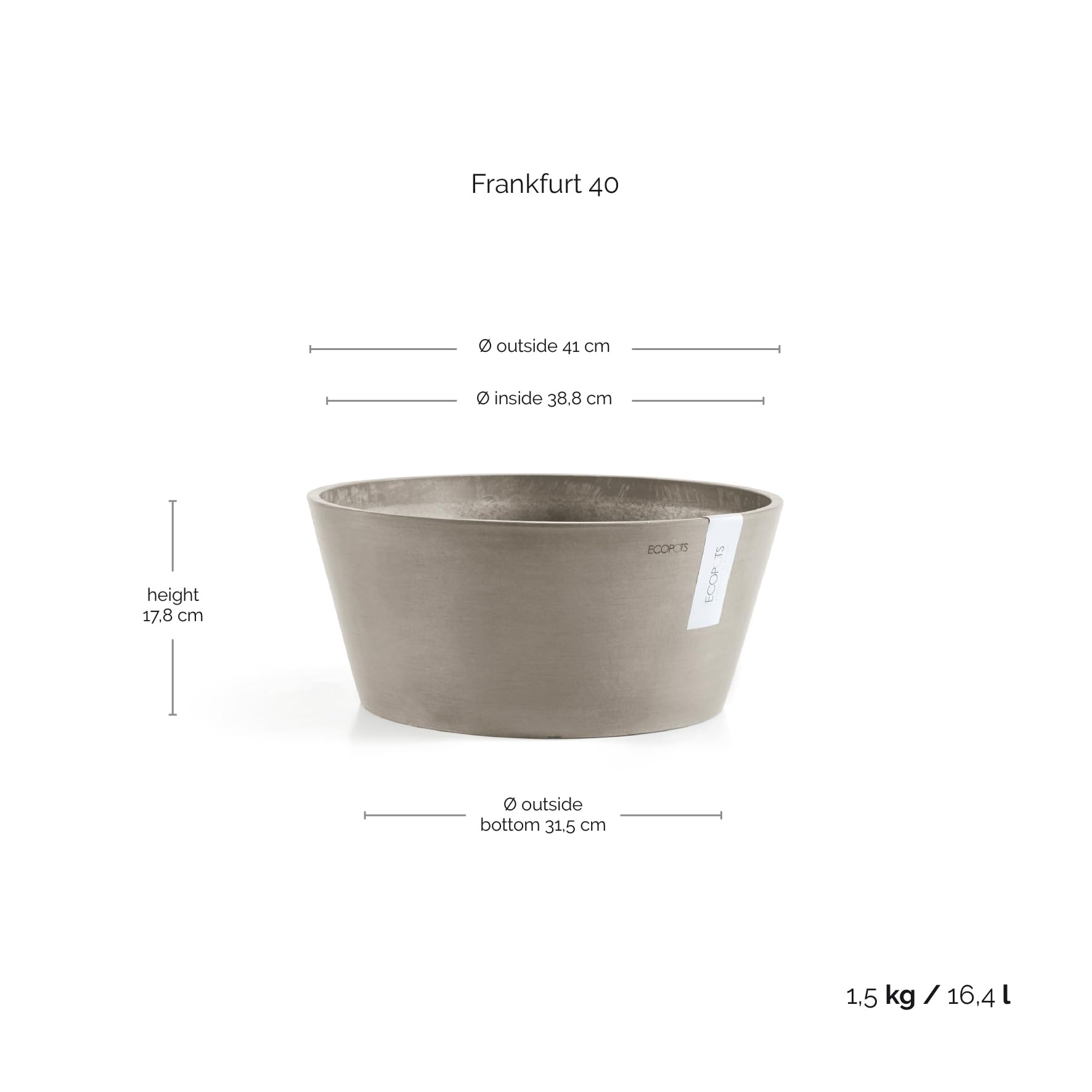ecopots-frankfurt-pot-rond-marron-gris-40-cm-int-rieur-ext-rieur image 3