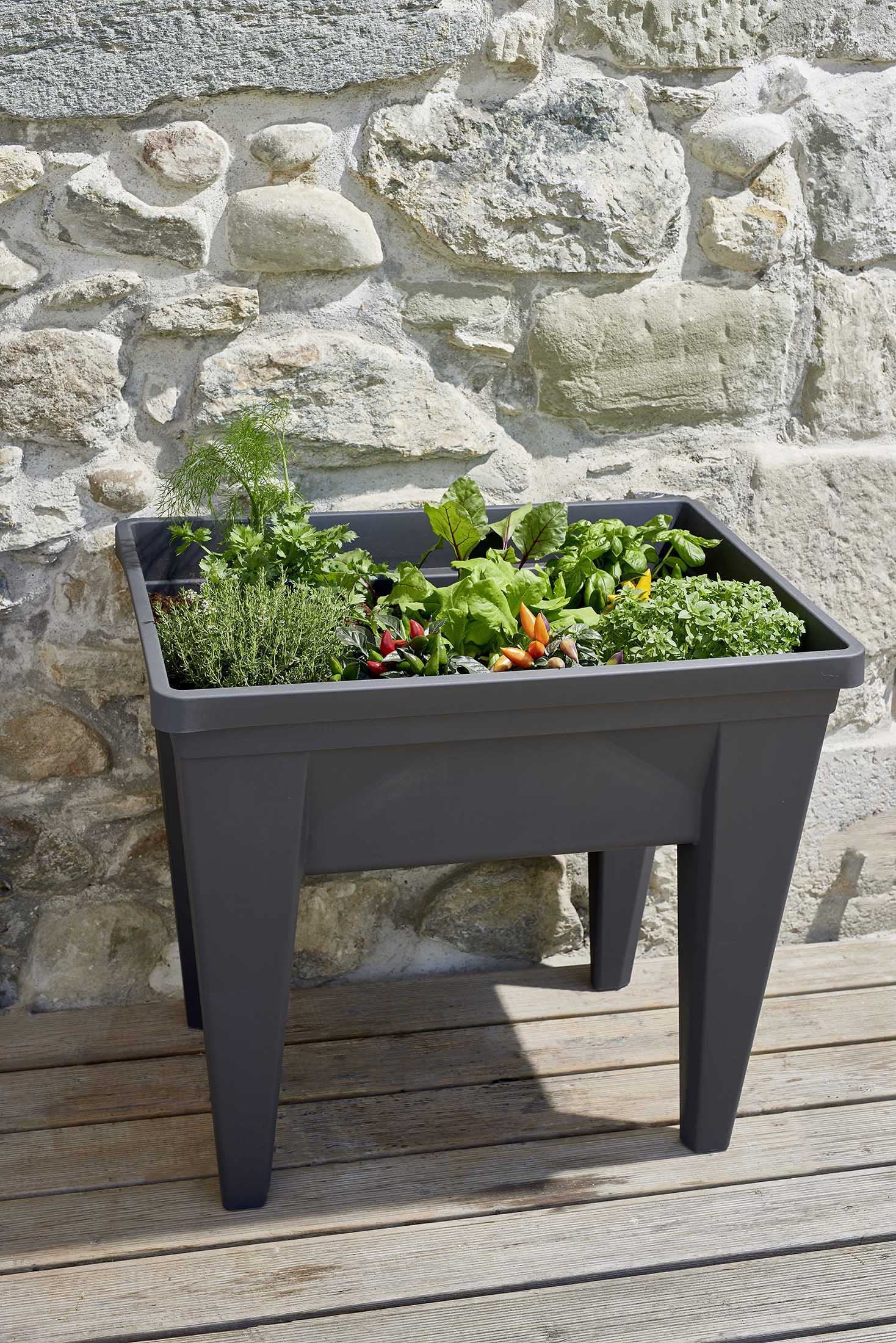eda-veg-table-max-espace-potager-sur-lev-85-l-gris-anthracite image 3
